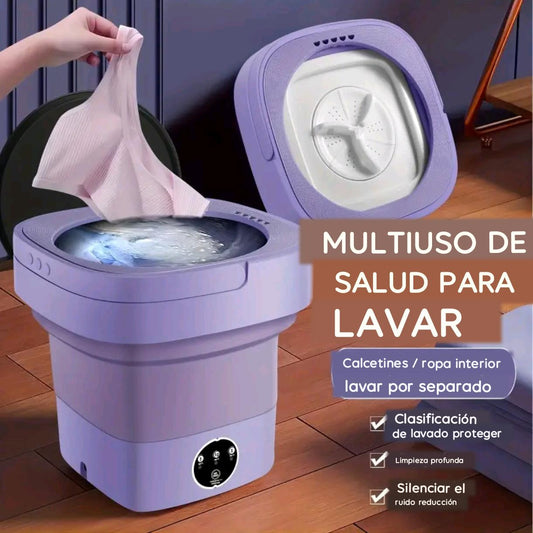 Mini lavadora portátil, lavadora plegable, Limpieza profunda de ropa interior, ropa de bebé y otras prendas pequeñas.