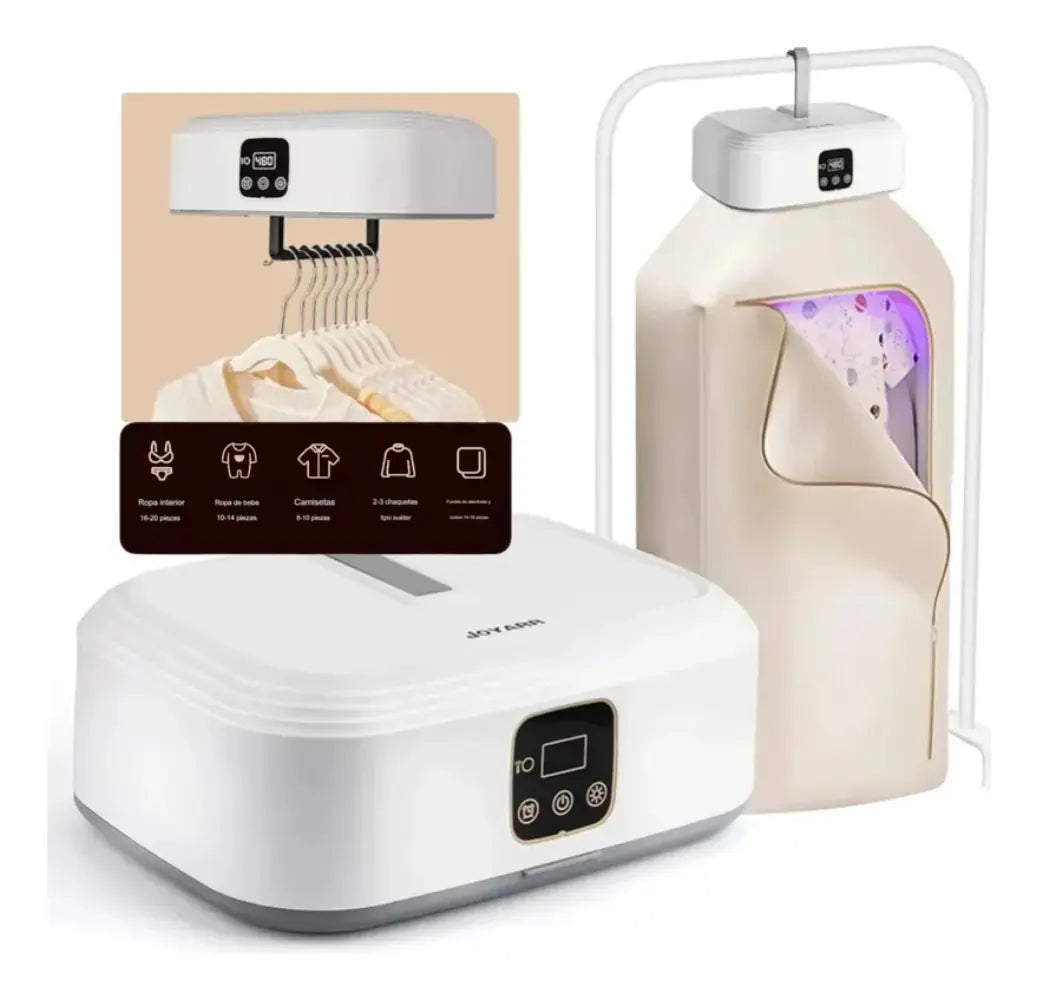 Secadora de ropa portátil - unidad de control con panel