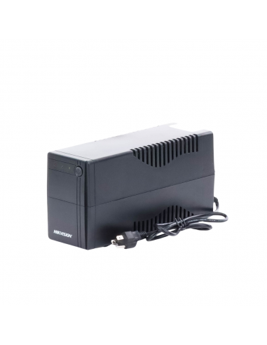 UPS Hikvision DS-UPS600-X vista lateral con cable